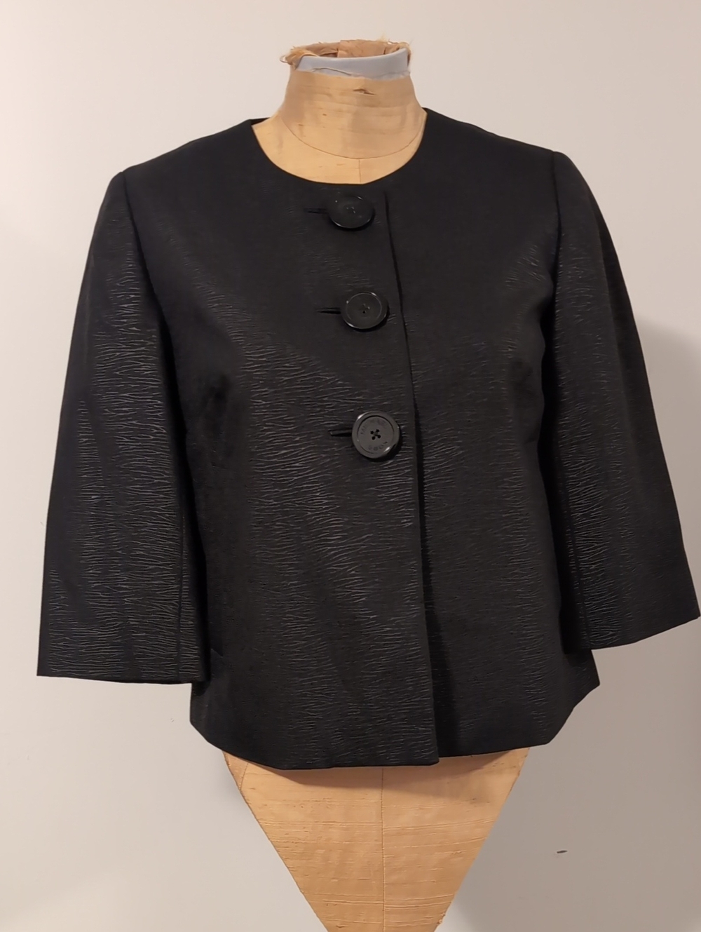 Michael Kors Black Crop Mini Blazer